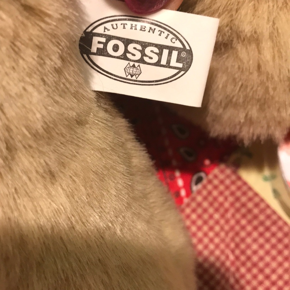 Adorable vintage Fossil tan colored Teddy Bear! 🐻 - Picture 7 of 8
